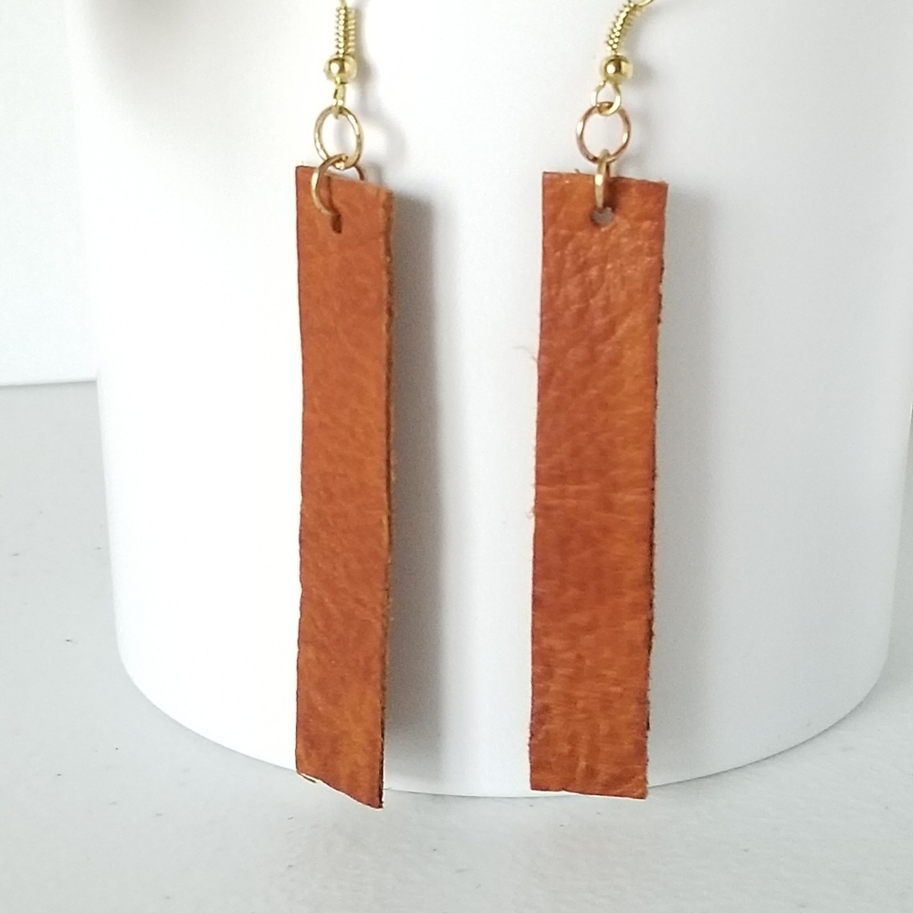 Handmade Leather Earrings